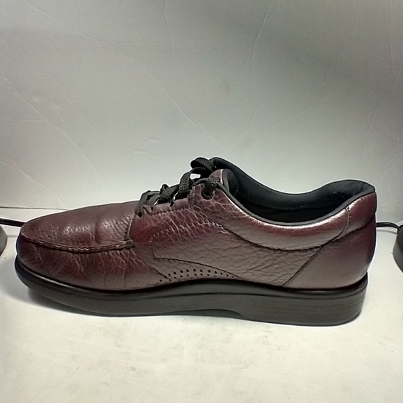 SAS Bout Time Cordovan Burgundy Lace Up Walking Shoes Men's sz 13S. - Picture 5 of 12